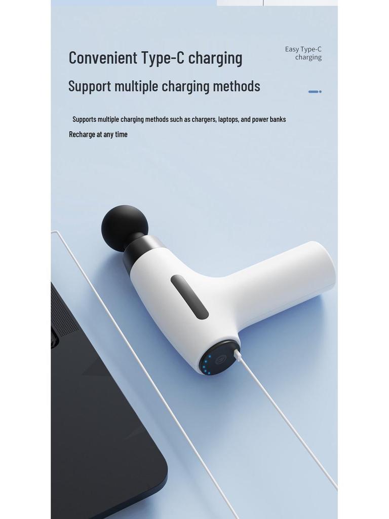 Smart Mini Vibration Muscle Massager: Portable Percussion Fascia Gun