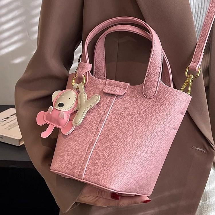 Custom High-end Bag Women's 2025 Autumn New Fashionable Work Handbag Texture Versatile Crossbody Bucket Bag