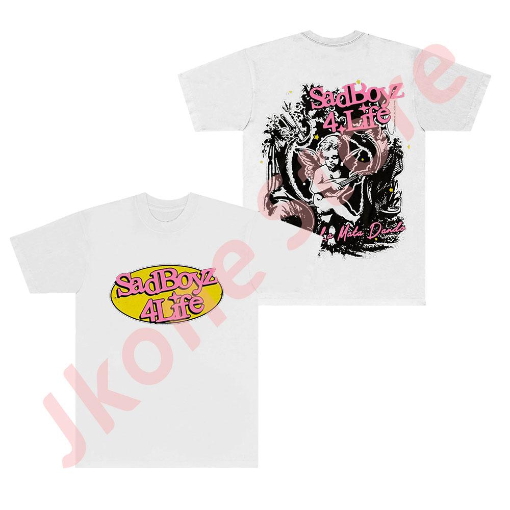 

Junior H Sad Boyz 4 Life Angel TShirts Unisexia Tour 2024 Merch Tee Cosplay Women Unisex Fashion Short Sleeve Shirts S