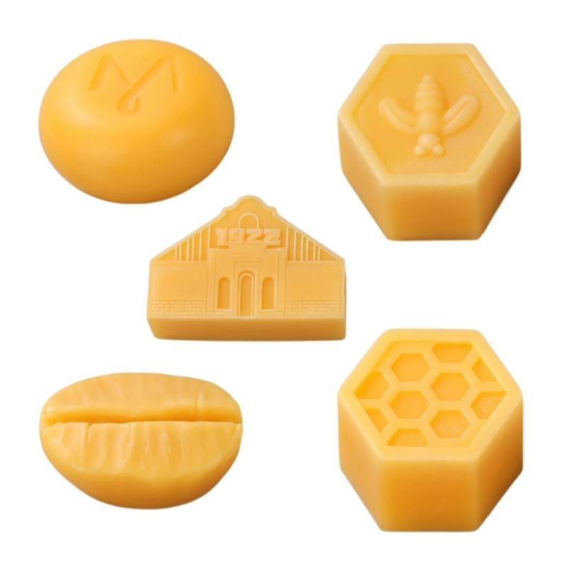 Geometric Building Silicone Candle Molds Coffee Beans Soap Making Molds for Epoxy Resin, Handmade Soap, Home Decoration