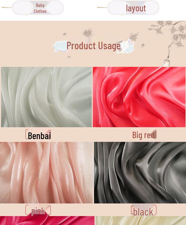 Material Brocart Iridescent din Mătase de Jad Satin Organza pentru Ruqun Hanfu
