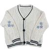 Women's Clothing Export Fall and Winter New Arrival Versatile Knitting Embroidered Cardigan Temperament Youthful-Looking Loose Casual Sweater outside