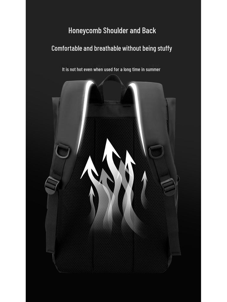 Men's Multifunctional Large Capacity Nylon Laptop Backpack