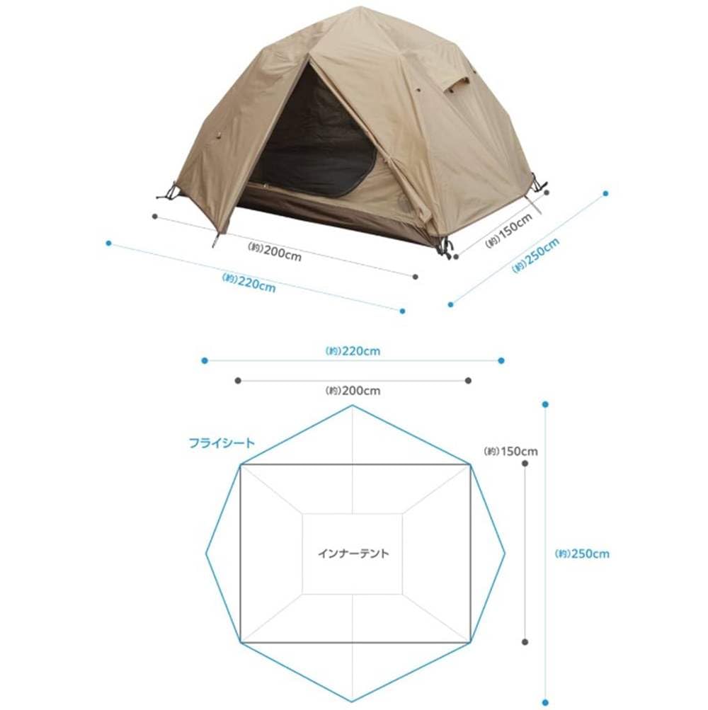 Fujimi Sangyo Easy Up Dome Tent 200 Dome Tent Camping Outdoor Evacuation Disaster Preparedness OF-CS200