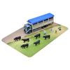 Tomytec The Truck Collection Truck Collection Livestock Transporter Set A Livestock Diorama Supplies 331551