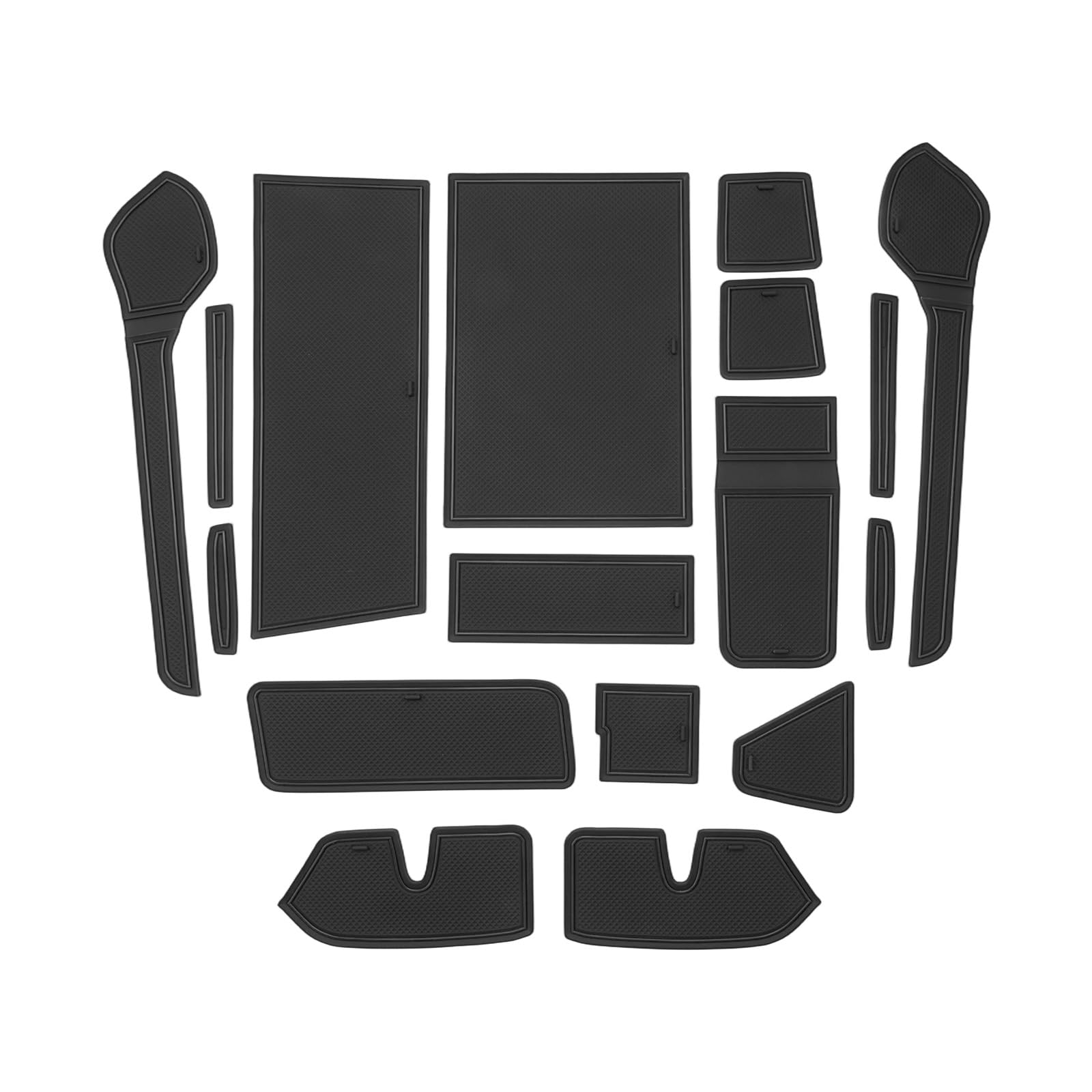 SXCY New Daihatsu Taft Rubber Mats with models November 2023 and Interior Rubber Partially Optimized for Taft 3rd Generation Door Pocket Taft Custom