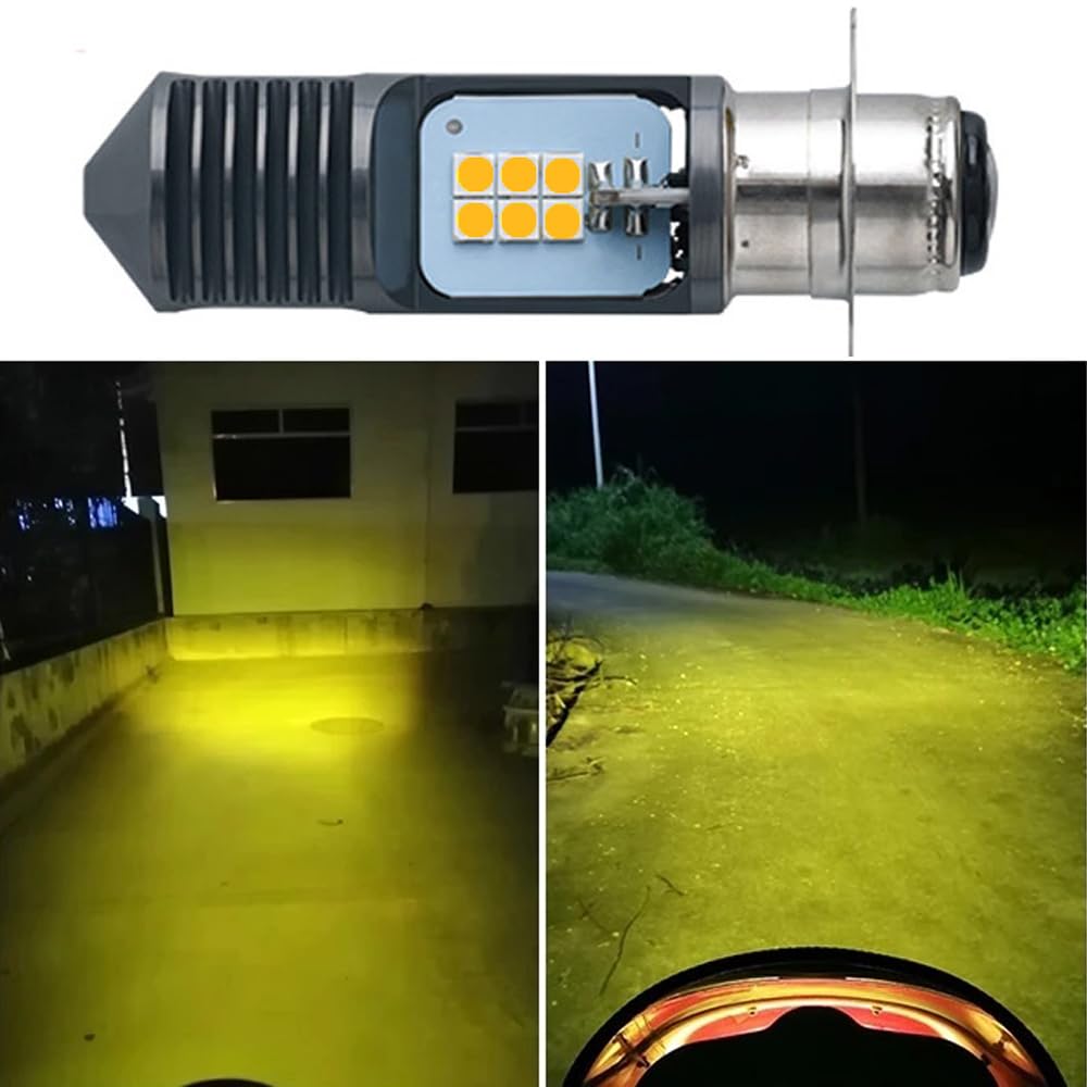 P15D LED Motorcycle Headlight, PH7, HI/LO Switch, For Motorcycle Headlights, AC/DC -60V, High Brightness