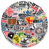 50 Text Stickers for Gym Motivational Culture Stickers Taekwondo Hall Wall Gym Layout Decoration Stickers