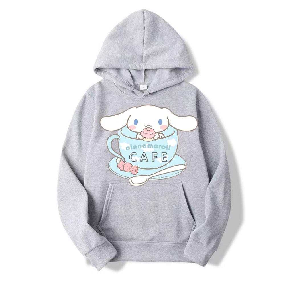 2025 Cinnamoroll My Melody Hoodies for Boys Girls Kids Sanrio Kawaii Woman and Men Casual Japanese Style Tops for Autumn Winter