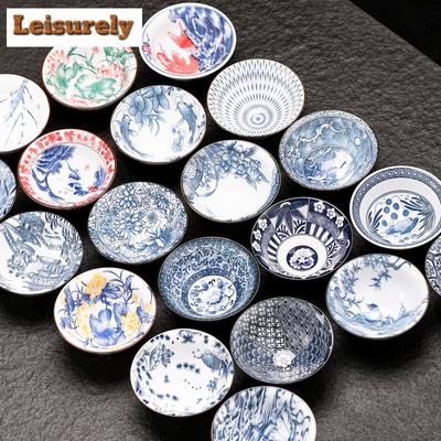 Chińska niebiesko-biała porcelanowa filiżanka do herbaty Boutiques miska do herbaty ręcznie robiony zestaw do herbaty akcesoria przenośny kubek główny akcesoria do stołu do herbaty