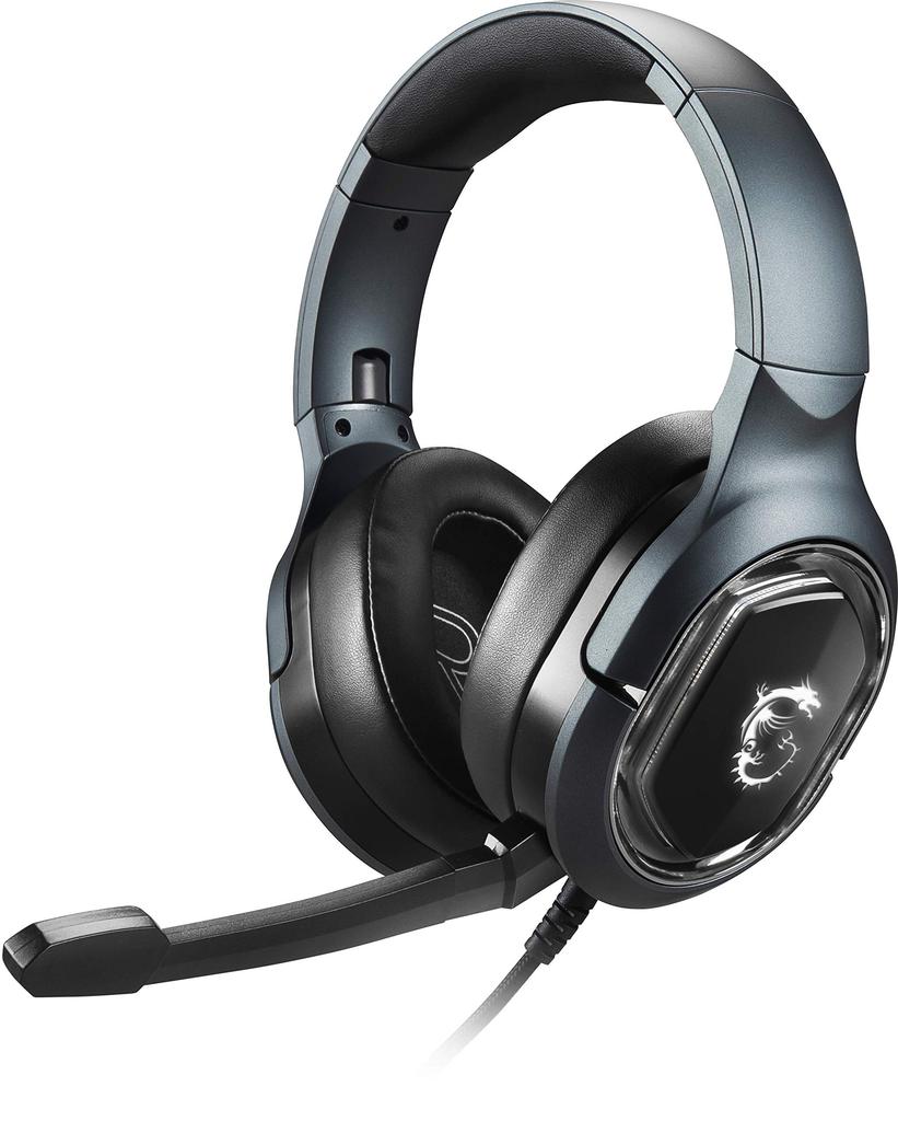 MSI Immerse GH50 Gaming Headset, USB Connection, Virtual 7.1 Surround Sound, Deep Bass, SP891