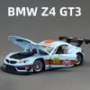 NEW 1:24 BMW Z4 GT3 GULF BMW M6 BMW M4 CSL Alloy Car Diecasts & Toy Vehicles Car Model Sound and Light Car Toys For Kids Gifts