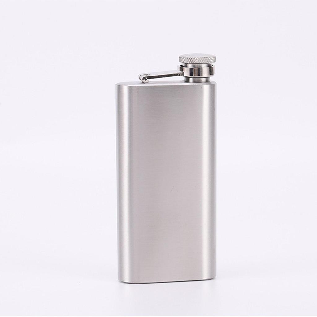 140ml Hip Kettle liquid Flagon Stainless Steel for hunting Hiking
