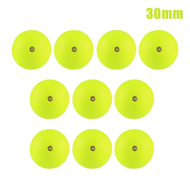 10Pcs Eps Float Ball Foam Ball Eye-Catching Beans Hard Fishing Float Buoyancy Ball Outdoor Floating Fishing Tackle 15Mm-36Mm