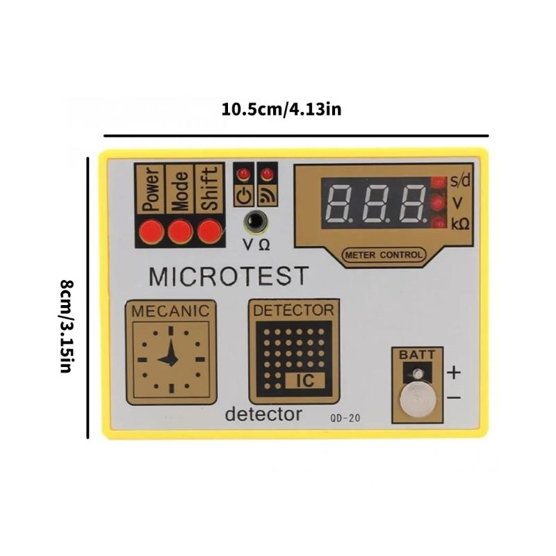 Electronic Meter Movement Tester And Battery Pulse Checker Testing Suitable For Watch Repair With Demagnetizer Function