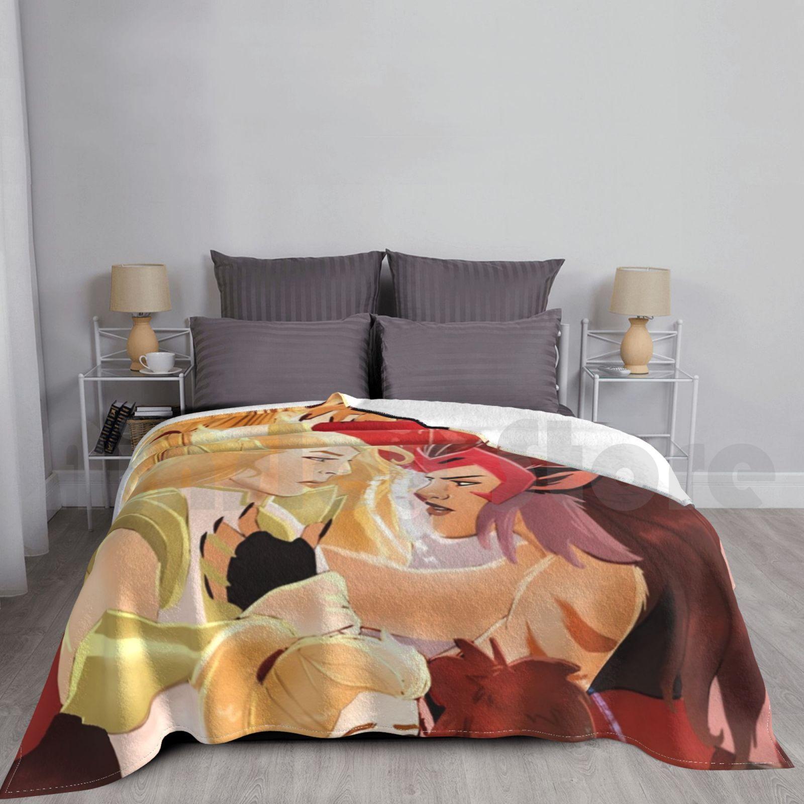 Catradora Canon Blanket Fashion Custom Catradora Shera Spop Fanart Digitalart Size: 75*100cm, Weight: 230 GSM