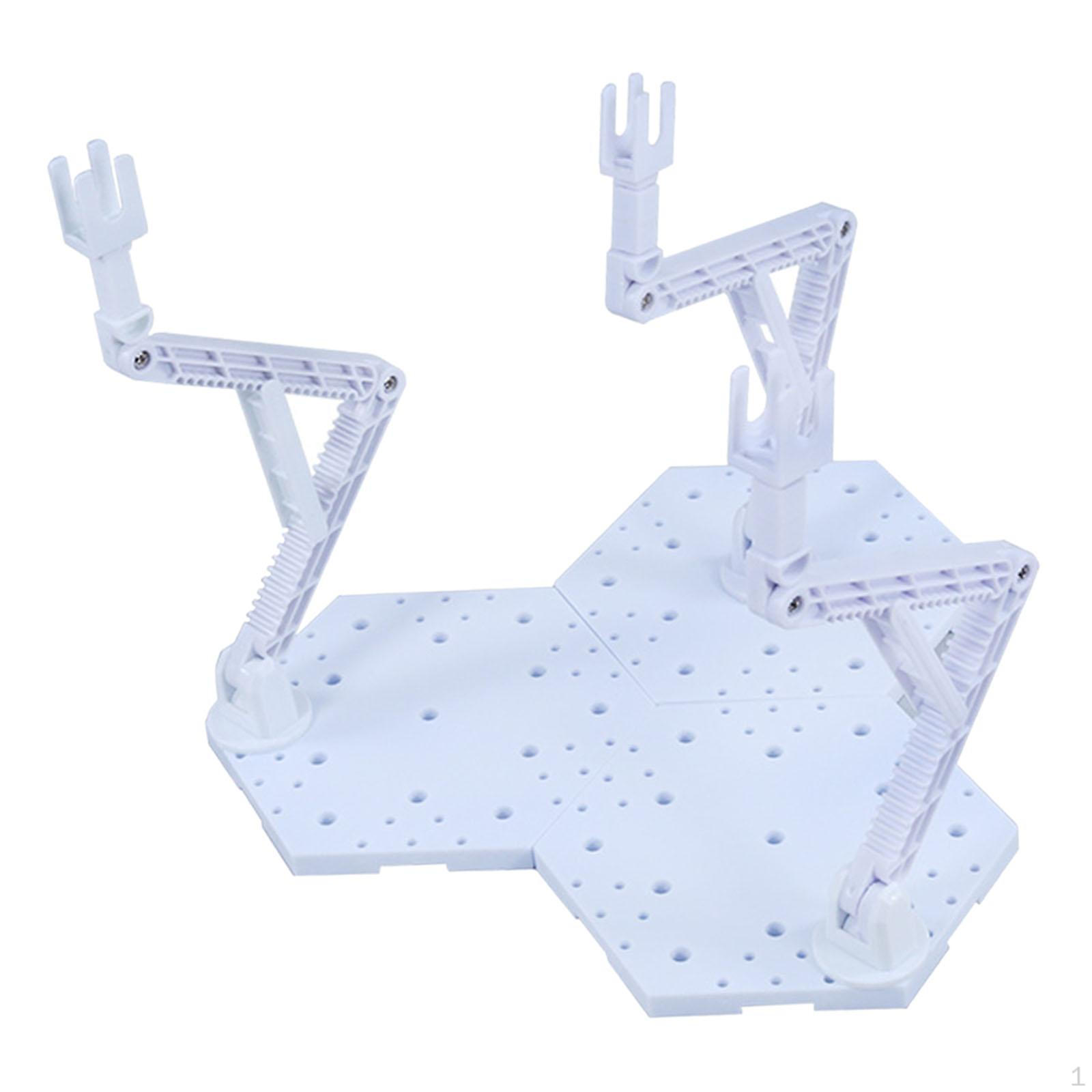 

Action Figure Base, Doll Model Support Stand Bracket Hobby Display Holder for 1/100 White