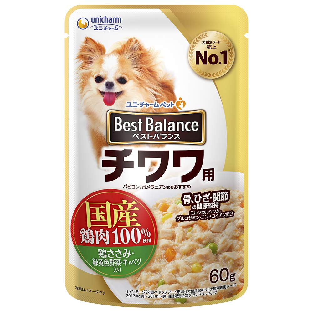 

Best Balance Japanese Chicken Breast Pouches for Chihuahuas, 60g x 12 Pouches (Case Sold)