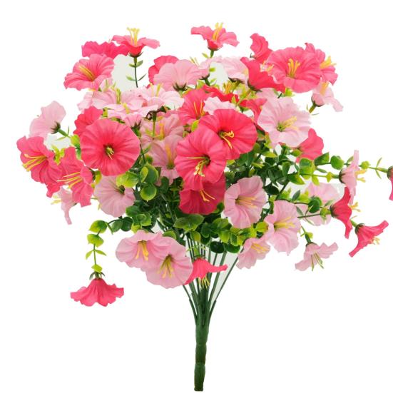 

Искусственный букет ипомеи, многоразовый набор искусственных цветов, реалистичные искусственные цветы ипомеи со стеблем для дома, свадьбы, гостиной, офиса, декора