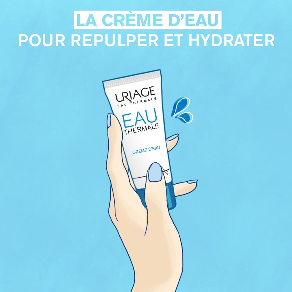 URIAGE Water Cream Contains Hot Spring Water and Squalane Sato Pharmaceutical Moisturizing Cream