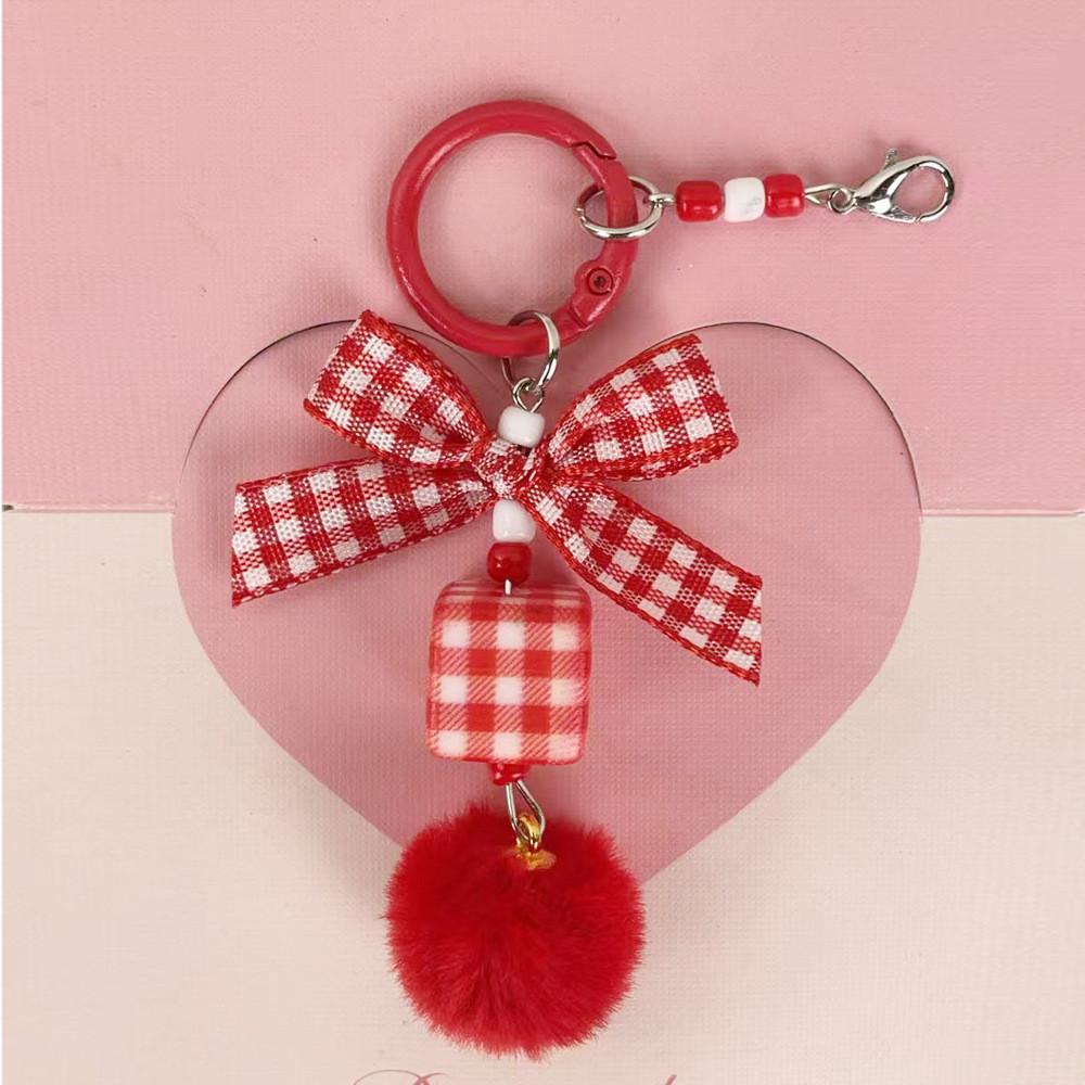 Cute Diy Letter Keychain With Soft Gel Beads For Mobile Phone Bags And Car Keys