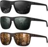 3pcs Polarized Cycling Sunglasses for Men Lightweight Classic Fashion Sports Sun Glasses Women Driving Fishing Shades Eyewear