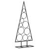 Metal Christmas Tree for Decorations Black 90 cm