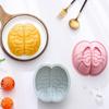 DIY Brain Dessert Mold Non-Stick Halloween Baking Silicone Mold Heart shape Cake Mold  Fondant