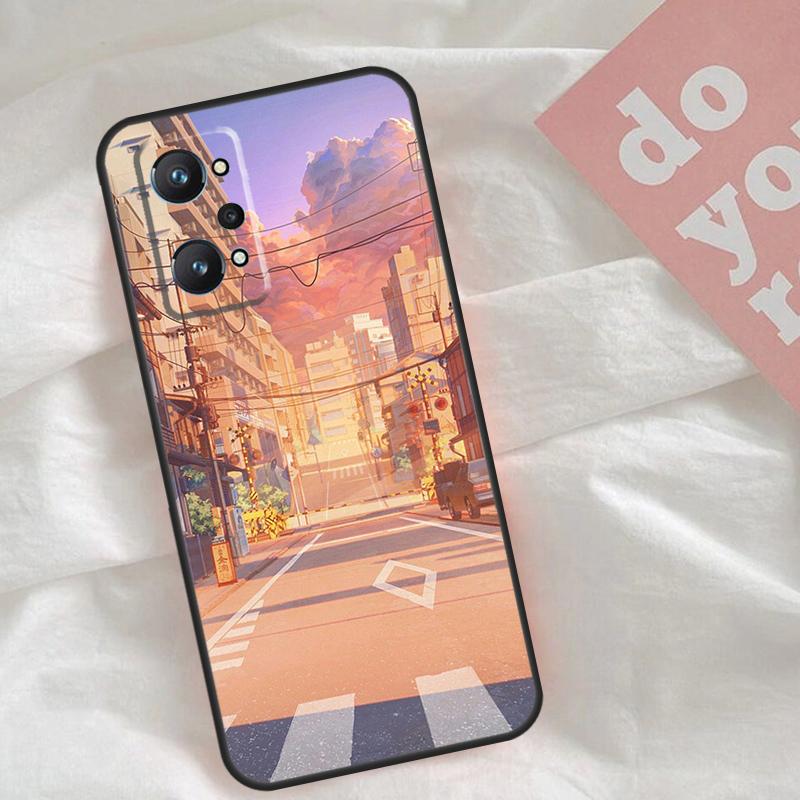 Manga Anime Street Case For Realme C75 C63 C61 C65 C67 C55 C51 C53 C35 C71 15 11 12 13 14 Pro Plus GT6 GT7 Pro
