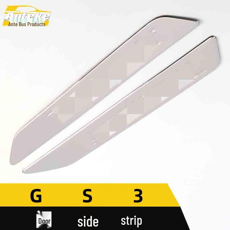 GS3 Door Edge Trim: Anti-Scratch, Collision Bright Strip for Panels & Bumper