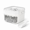 Homemade Large Capacity Ice Cube Mold Reusable Space-Saving Ice Maker Double Layer With Ice Scoop Ice Storage Box Small Freezers
