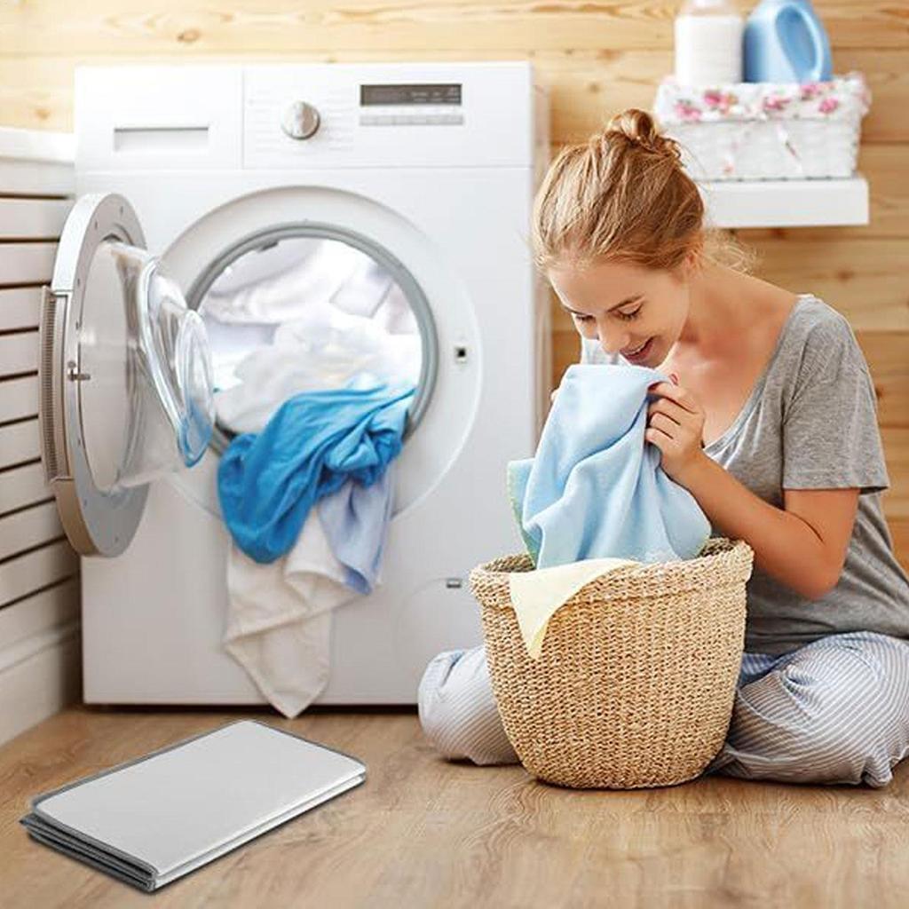 Clothes Steamer Board Door Clothes Steamer Board Anti-Slip Iron Mat With Gloves For Clothing Suit Dress Shirt Laundry Tabletop