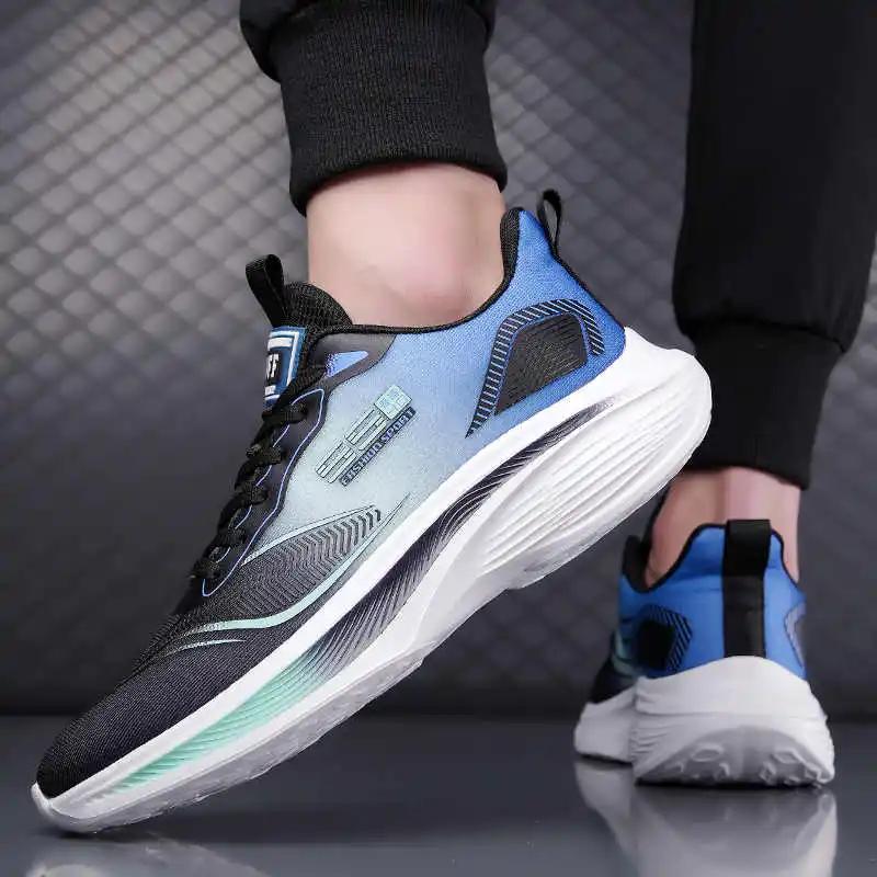 Fashion High Platform Key Height Brand Shoes Sneakers Tennis Training Men's Chinese Shoes Sport Nice High-end Visitors Portable