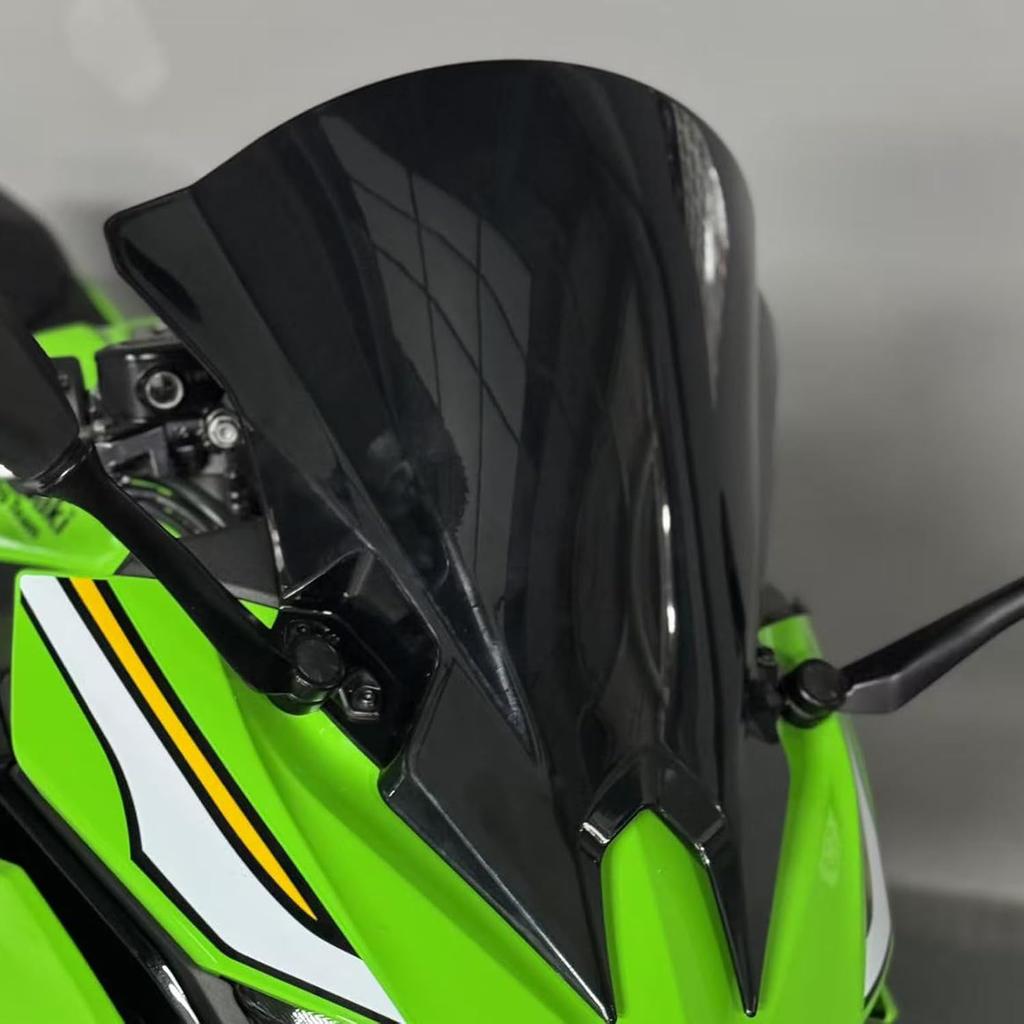 CHIFUN Para-brisa de 18,4" para Ninja 500 / Ninja 500 SE 2024 2025 2026, Defletor de Vento de Fluxo de Ar para Substituição Kawasaki - Motocicleta Ninja500