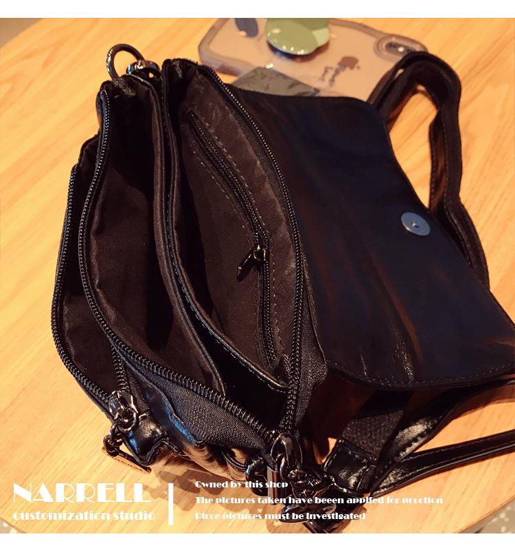 Damen 2025 Retro Rindsleder Handgelenktasche - Einfarbig, Hochwertige Kleine Quadratische Umhängetasche