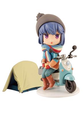 SAISON2 Mini Figur Rin Shima Saison2 Höhe 70mm PVC bemalte fertige Figur Yurucamp Ver. ca.