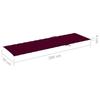 Bordeaux Chaise Longue In Impregnated Pine Wood - vidaXL - Adjustable - Weather Resistant