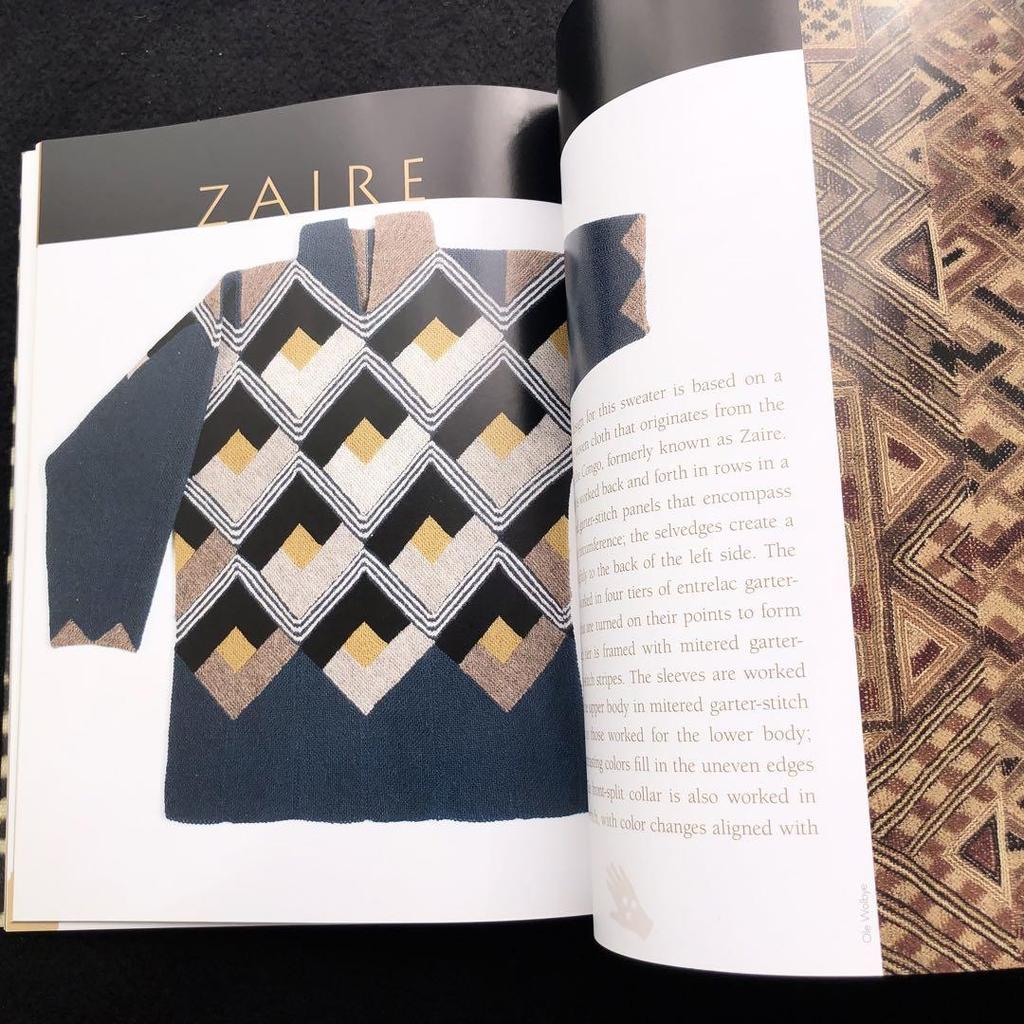 [USED] African motif knitting pattern collection Knitting Out of Africa