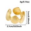 Real Gold Plated Sea Animal Ring Open Adjustable Stainless Steel Rings For Women Men Accessories PVD Ocean Beach Jewelry Anillos