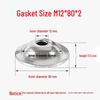 304 Stainless Steel Washer Set: Bowl Mat Gasket, Straw Hat Washer, Horn Foot Cup, Floor Sleeve, Recessed Screw Decoration