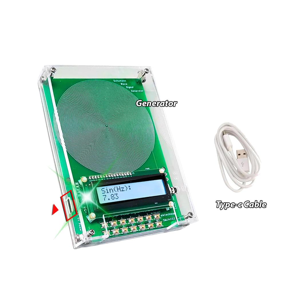 Schumann Wave Generator Electromagnetic Wave Version Extremely Low Frequency Pulse 7.83Hz Earth Resonance Frequency Generator