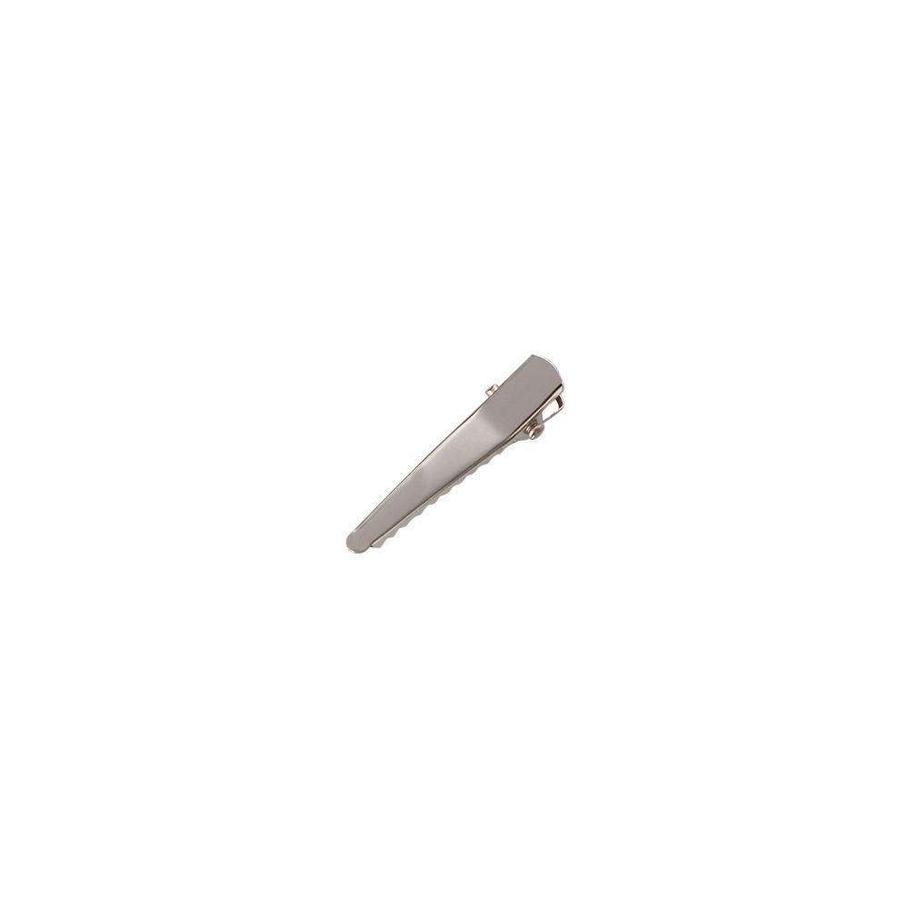 Women Professional With Teeth Silver Single Prong Hairdressing Styling Tools Hair Clips Alligator Hairpin