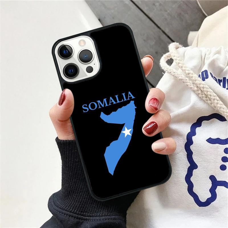 Somalia Flag Coat of Arms Phone Case For iPhone 17 Air 15 16 Cover 11 13 14 Pro Max 12 Plus Max Fundas