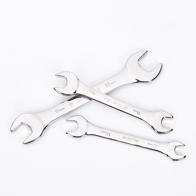 High Hardness Metric Mirror Finish Multi-Size Double-Ended Open-End Wrench