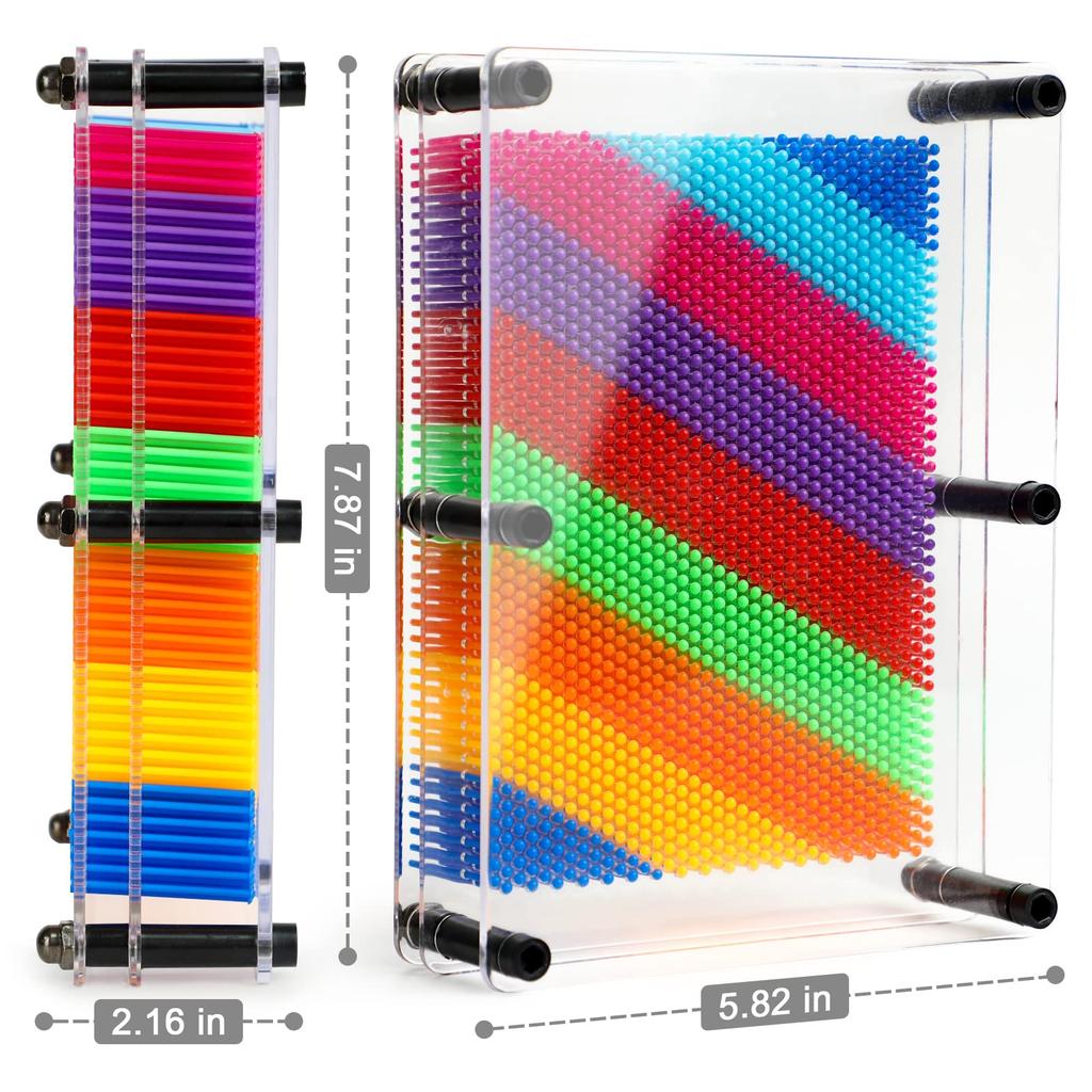 3D Clone Metal Pin Antistress Art Clone Hand Shape Model kid Toys Pinscreen Needle Board Sculptures Painting Carving Pinart Gift