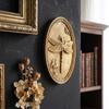 Plastic Insect Wall Plaque with Deep Relief Nature Forms for Interior Wall Display or Decorative Shelf Placement