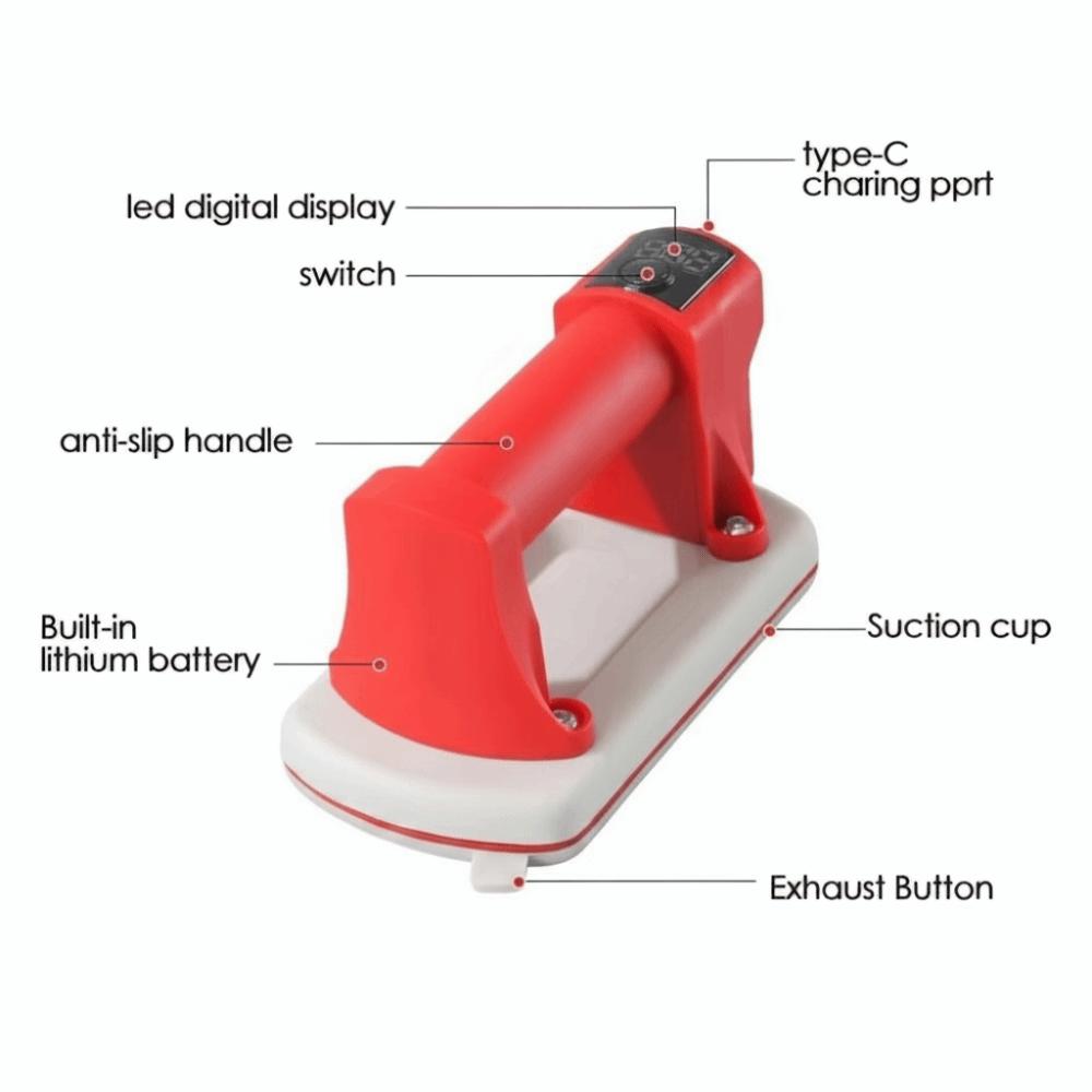 Intelligent Glass Lifting Suction Cup Vacuum Grabber for Tile Large Plate Glass Carry