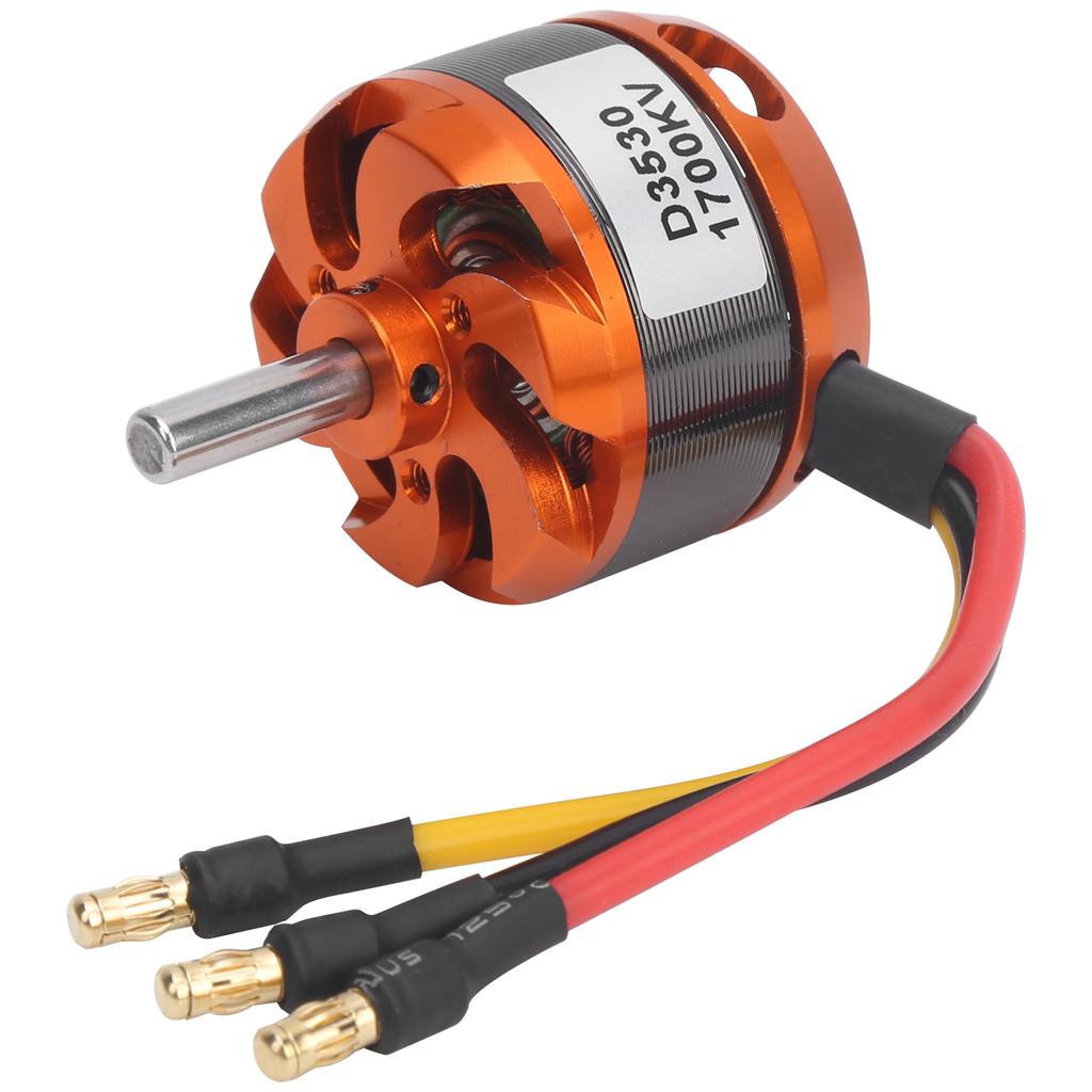 D3530 1700KV Brushless Outrunner Motor Replacement with Adapter for Remote Control Plane