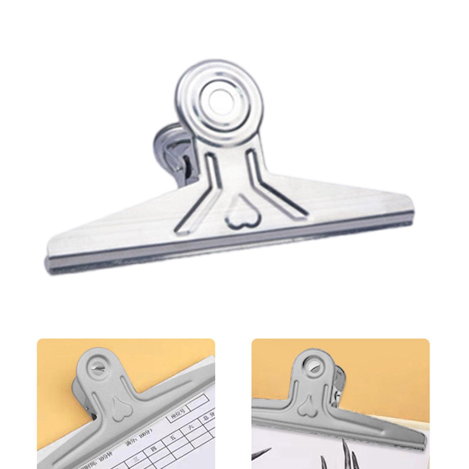 

10 Pcs Large Bulldog Clips Stainless Steel Clips Metal File Paper Binder Clips Receipt Clips Home Office School Supplies A