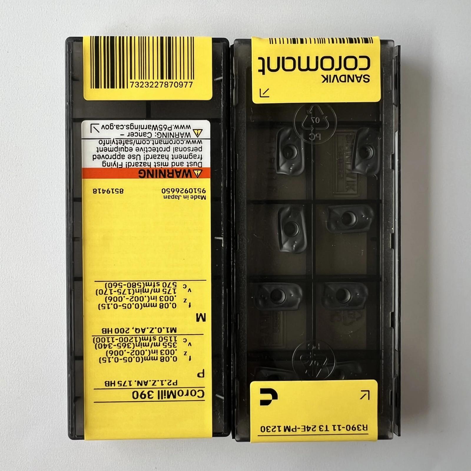 

SANDVIK / R390-11T324E-PM 1230 / Industrial indexable Carbide Inserts 10 Pcs